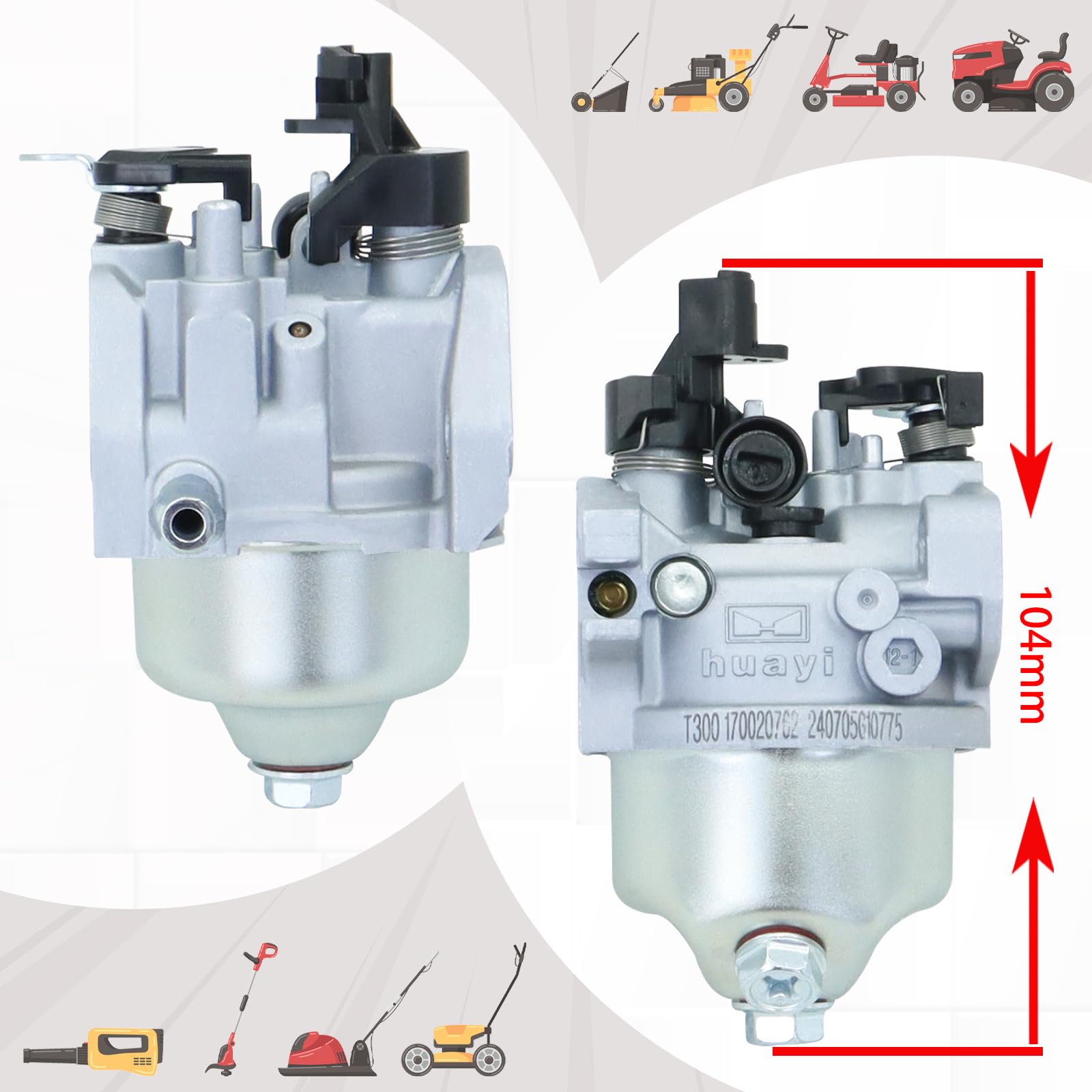 Amazon.com : REMEDART 133-9900 Carburetor Fits for Toro 20372